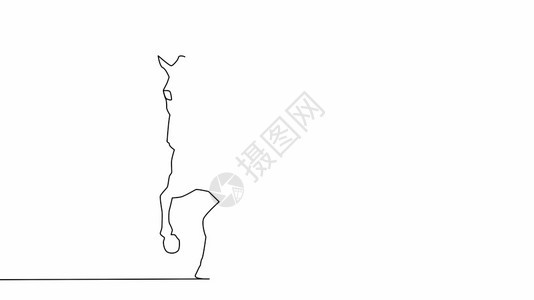 有角的连续装饰品独角兽设计的自画简单动独角兽设计的简单动画图片