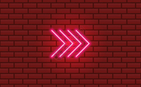 城市的四射光箭头指向右边方红砖墙底的色浅粉图标Ventage反向矢量符号汽车旅馆粉色的图片