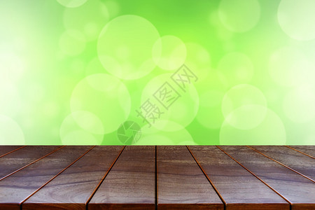 现代的空木制桌间平台和产品显示缓存的模糊抽象bokoh背景布OKh墙纸闪亮的图片