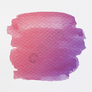手工制作的艺术品抽象粉红色紫水彩刷子纹理背景细节图片