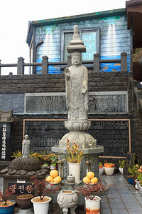 宗教的韩国济州岛上佛像国民文化图片