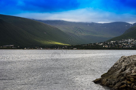 景观旅游典型挪威地貌背景的典型情况hd海滩图片