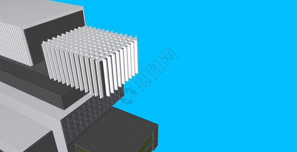 3d图解现代城市建筑抽象背景设计3D图解架构建设透视直线三维图解建筑结构技术插图外部的图片