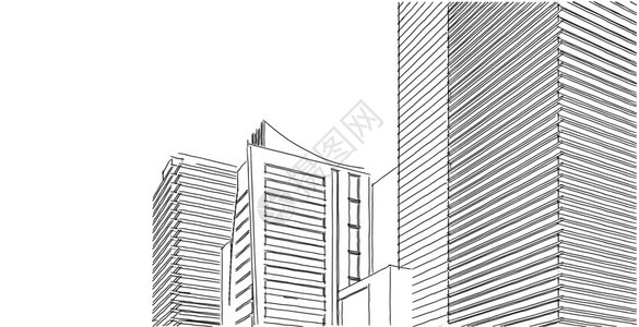 工程3d图解现代城市建筑抽象背景设计3D图解架构建设透视直线三维图解建筑结构住宅技术的图片
