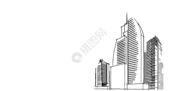 3d图解现代城市建筑抽象背景设计3D图解架构建设透视直线三维图解建筑结构造正面现代的图片