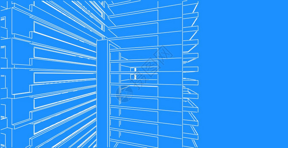 阴影家3d图解现代城市建筑抽象背景设计3D图解架构建设透视直线三维图解建筑结构城市的图片