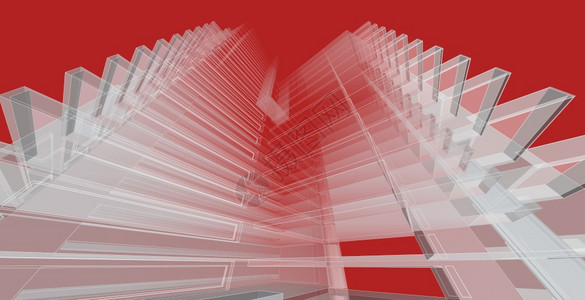 玻璃现代的3d图解现代城市建筑抽象背景设计3D图解架构建设透视直线三维图解建筑结构外部的图片