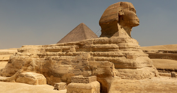 遗产游客历史斯芬克和埃及开罗吉萨的金字塔图片
