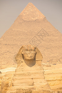 旅游建筑学斯芬克和埃及开罗吉萨的金字塔地标图片