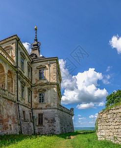 庄园Pidhirtsi乌克兰06721Pidhirtsi城堡在乌克兰利沃夫地区一个阳光明媚的夏日城堡在乌克兰利沃夫地区景观欧洲图片