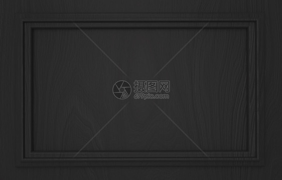 古董优雅的正方形3d使现代空的黑暗古典模式矩形框架壁背景图片