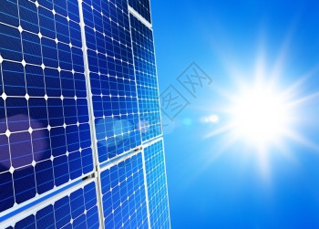 气候可再生能源替代太阳天底的电站和日光发厂克利姆弗伦德希太阳能板图片