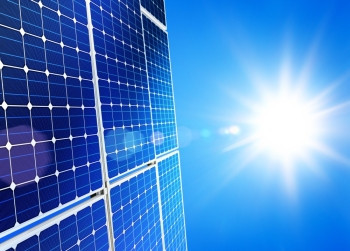 气候可再生能源替代太阳天底的电站和日光发厂克利姆弗伦德希太阳能板图片