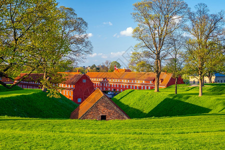 公园旅游吸引丹麦哥本哈根Kastellet城堡的景象丹麦哥本哈根地标景观图片