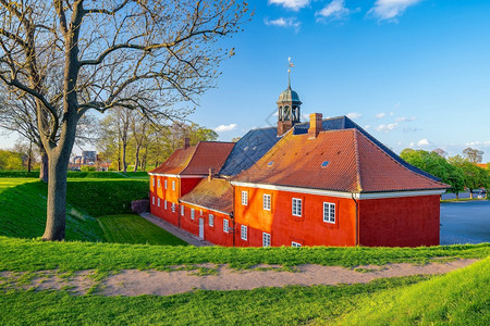 斯堪的纳维亚语景观荷兰旅游吸引丹麦哥本哈根Kastellet城堡的景象丹麦哥本哈根图片