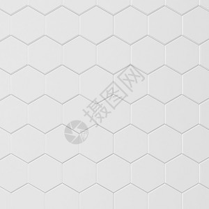 厨房材料白色六边瓷砖3d背景简单的图片