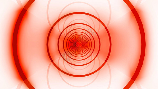 颜色几何学未来派3d成为任何横幅模板墙背景的红束光环隧道设计图案图片