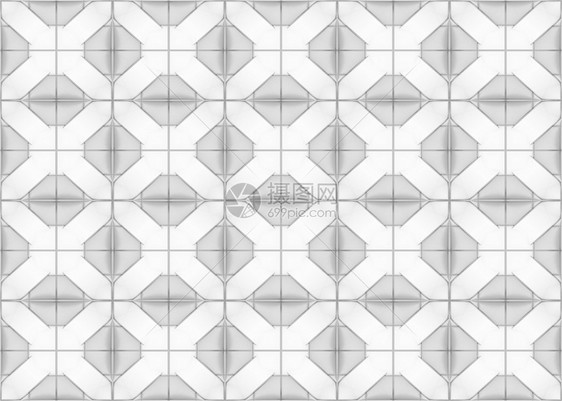 网络灰色的3d使无缝白色几何网格图案用于壁纸设计网页背景的瓷砖纹理堵塞图片