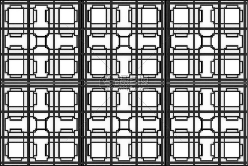 3d使模式设计壁背景的无缝条纹黑线成为模式设计墙底时尚重复优质的图片