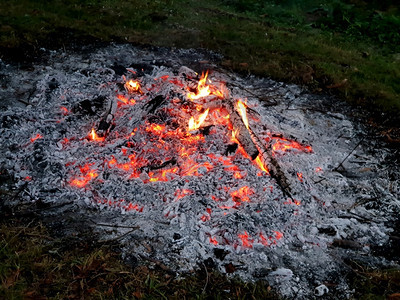 烧烤炙燃木材原的火焰橙图片