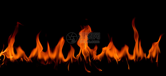 壁炉抽象艺术黑色背景的火焰燃烧红色热火花上升烈橙光闪耀的飞行粒子复制火热图片