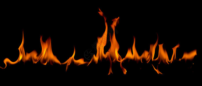 辉光抽象艺术黑色背景的火焰燃烧红色热火花上升烈橙光闪耀的飞行粒子质地火热图片