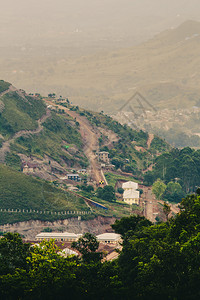 城市夏天景观缅甸Taunggyi山区镇图片