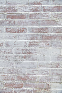砂浆被风化的白色砖墙背景与家庭相关细节长方形图片