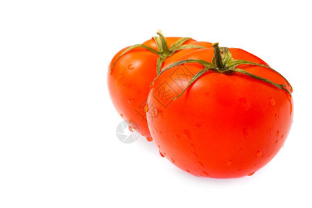 白背景上孤立的熟西红柿铺设烹饪番茄图片