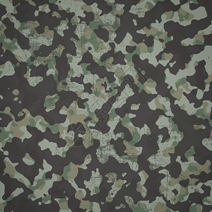 Grunge军事迷彩林地背景数字的弄脏抽象图片