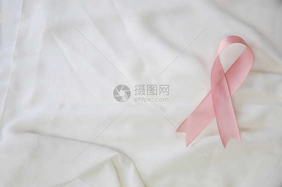癌症目的粉红丝带乳腺癌意识健康医学概念缎面背景复制空间粉红丝带乳腺癌意识缎面背景图片