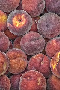 水果自然美食许多甜桃果实背景的垂直视图Name图片
