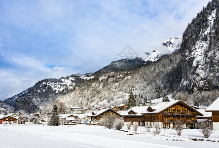 冬季雪山雪景风光图片