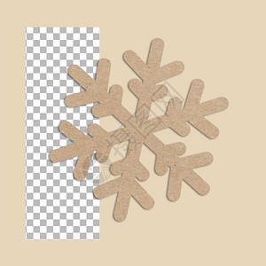 冬天以透明背景隔离的玩具雪花Name季节圆形的图片