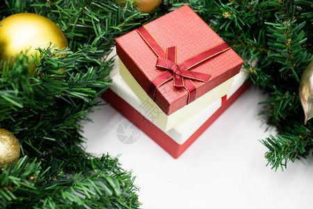 圣诞礼物红箱盒子圣诞节季图片