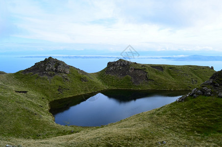景观苏格兰高地湖从Storr老人那里看到艾琳好的图片
