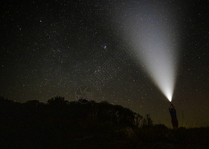 明亮的星光夜空圣诞节彩繁星点图片