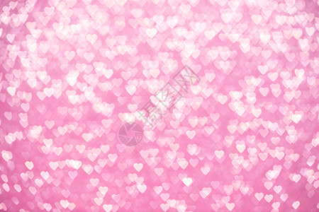 粉色的光之心浪漫背景概念PinkSparklng庆典魅力四射图片