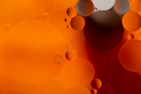 彩色抽象水油气泡图片