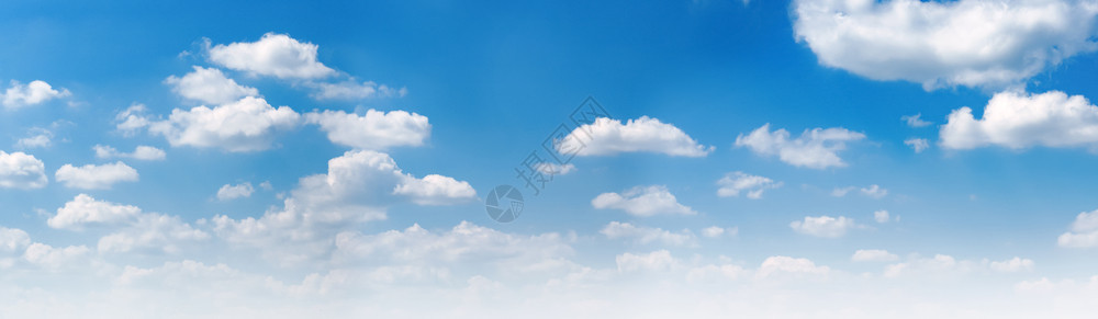 气象蓝色天空和白云活力气候图片