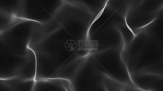 模糊未来点暗黑波动画粒子数字3d渲染未来点暗黑波动画渲染海浪黑色的图片