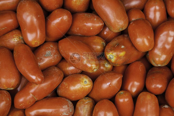 传统的市场上红西番茄蔬菜健康食品素等细节丰富多彩的农场图片