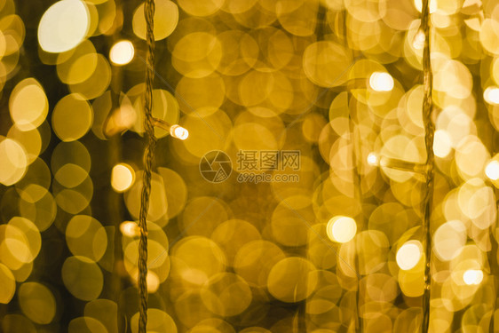 灯泡圣诞和新年快乐背景的摘要周刊第2页bokeh闪光金的图片