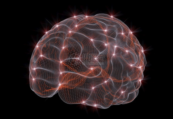 机器人技术高科学3D在人工智能中将概念图象转换成神经网络的3D版图片