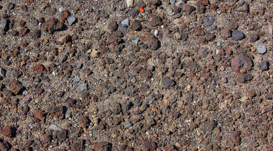 灰色的干燥堪察卡火山坑的纹理陨石图片