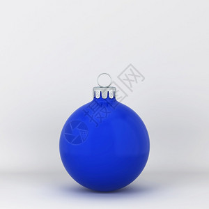 闪光圣诞球玩具3D插图分支传统庆典图片