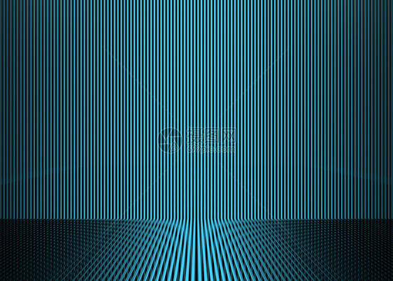 地面3d使未来蓝色垂直光束的型墙壁地板复格隆德正面奢华图片
