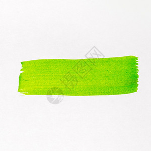 抽象的当代涂漆绿色刷线水彩明亮的图片