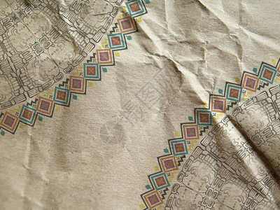 传统几何的古时Inka艺术鬼背面纸图片