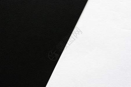 垃圾摇滚抽象黑纸和白背景颜色以对角分隔纸板纹理趋势有质感的图片